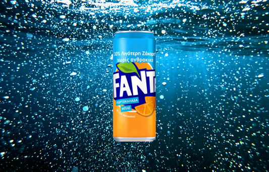 Fanta - Orange Blau x24 - ohne Kohlensäure